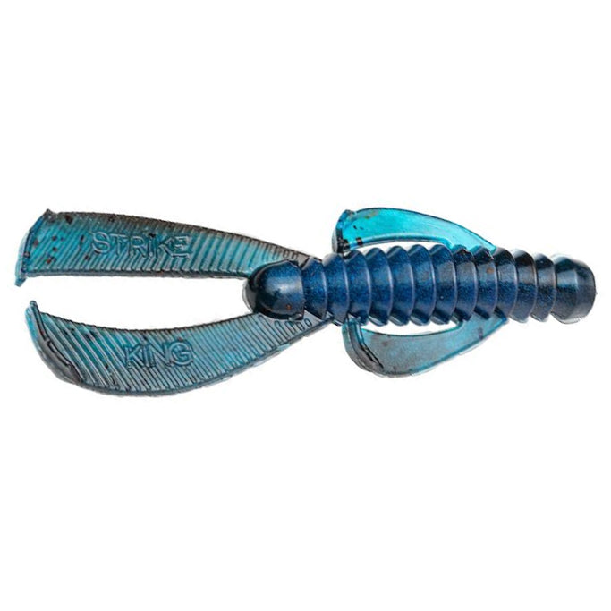 Strike King Rage Ned Bug Black Blue Swirl / 2 1/2"