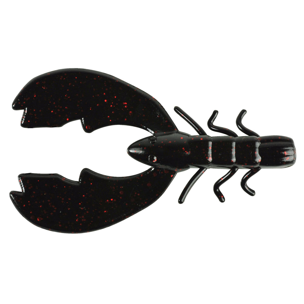 Berkley PowerBait Chigger Craw 4" / Black & Red