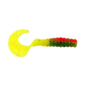 Tackle HD 70-Pack Grub Fishing Lures, 3-Inch Skirted Grub with Curly Tail,  Bulk Fishing Grubs for Crappie, Bass, Walleye, or Trout Bait, Freshwater or