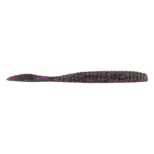Flat Worm - PowerBait MaxScent 3 3/4" / Smoke Black Purple