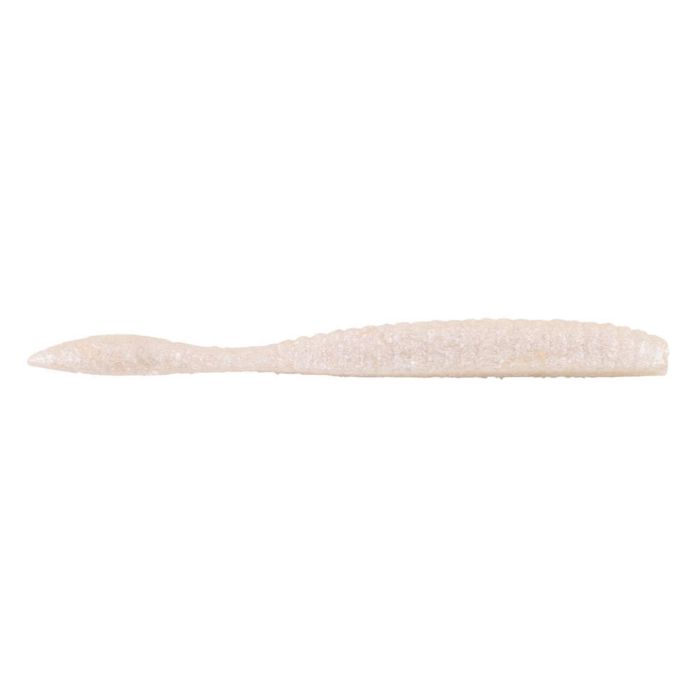 Berkley Flat Worm - PowerBait MaxScent 3 3/4" / White Pearl