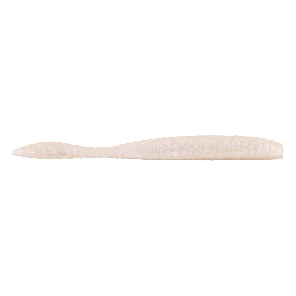 Berkley Flat Worm - PowerBait MaxScent 4 1/4" / White Pearl