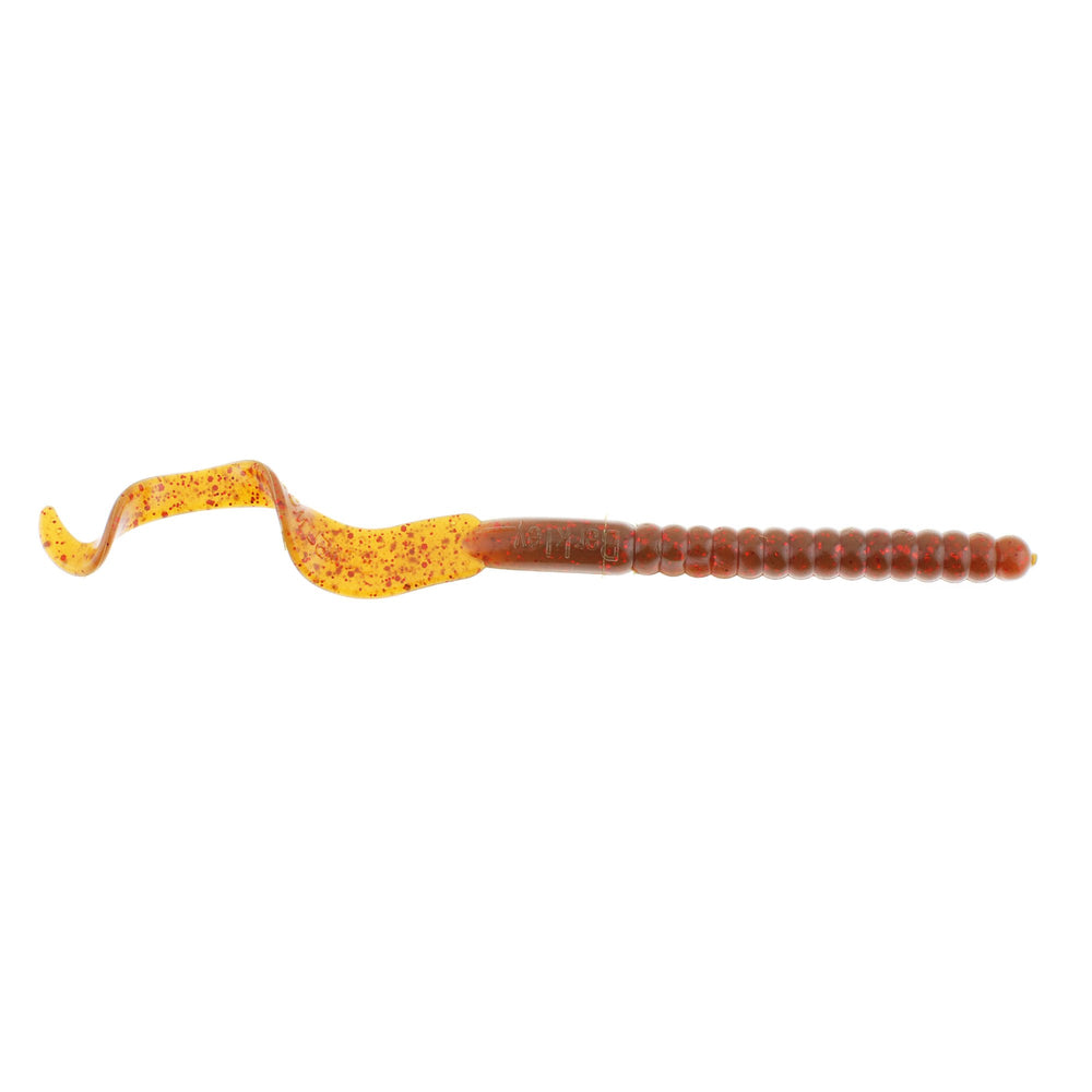 Berkley PowerBait Power Worm 7" / Motor Oil Red Fleck