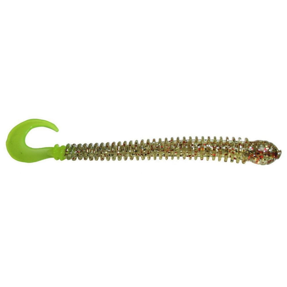 BFishN Tackle AuthentX Ringworm - EOL Firecracker/Chartreuse / 4"