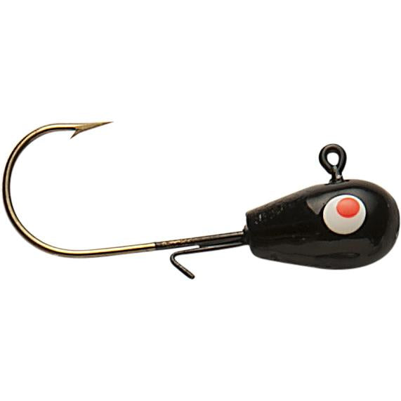 B Fish N Tackle H2O Precision Jigs Hi-Gloss Black; 1/4 oz.