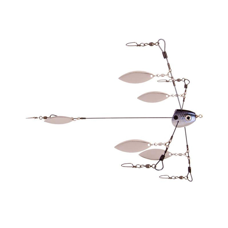 Strike King Tour Grade Bladed Titanium Umbrella Rig Blue Gizzard Shad