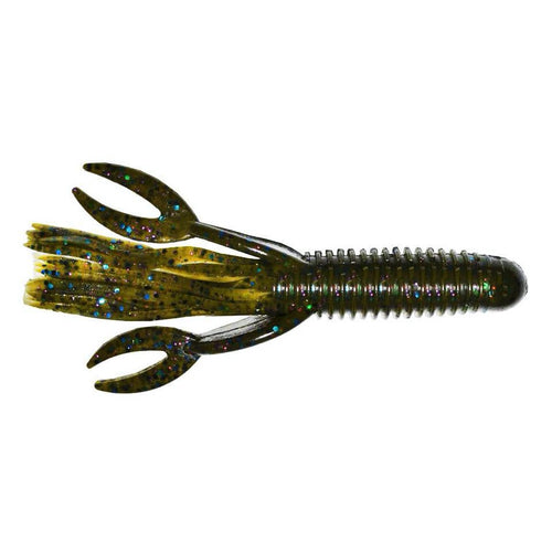 Big Bite Baits Craw Tube, Pack of 8, Huckleberry