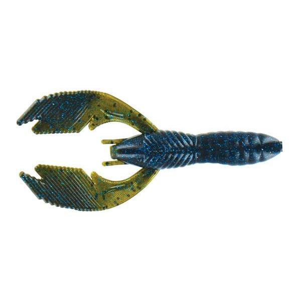 Big Bite Baits College Craw 4 8pk - Green Pumpkin Blue