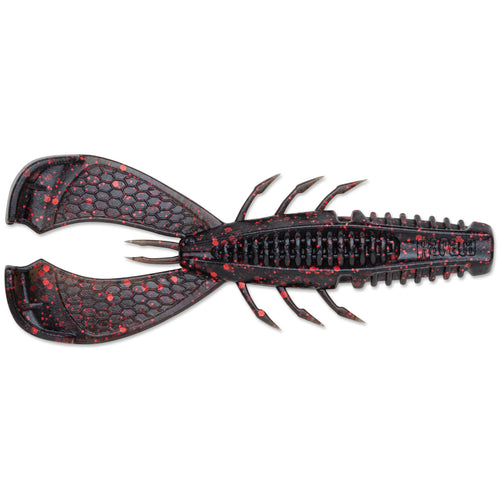 Rapala Crush City Cleanup Craw Black Red Flake / 3 1/2" Rapala Crush City Cleanup Craw Black Red Flake / 3 1/2"