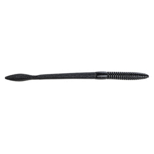 KVD Perfect Plastic Finesse Worm 6 1/2" / Black