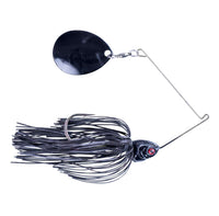 Booyah Covert Night Time Spinnerbait Black / 1/2 oz