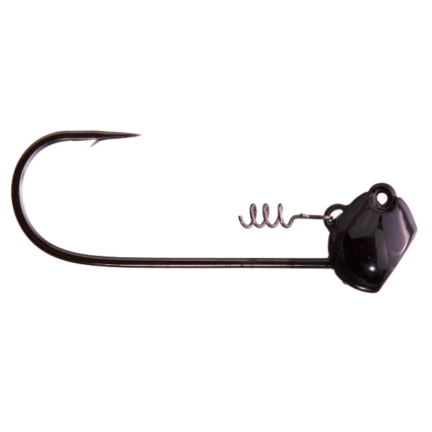 Cumberland Pro Lures Mag Shakey Head - EOL 3/8 oz / Black