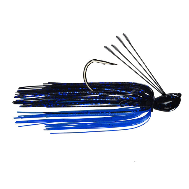 Picasso Lures Hank Cherry Signature Dock Rocket Jig 3/8 oz / Black/Blue