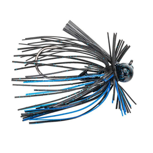 Strike King Tour Grade Finesse Football Jig 1/4 oz / Black Blue Strike King Tour Grade Finesse Football Jig 1/4 oz / Black Blue