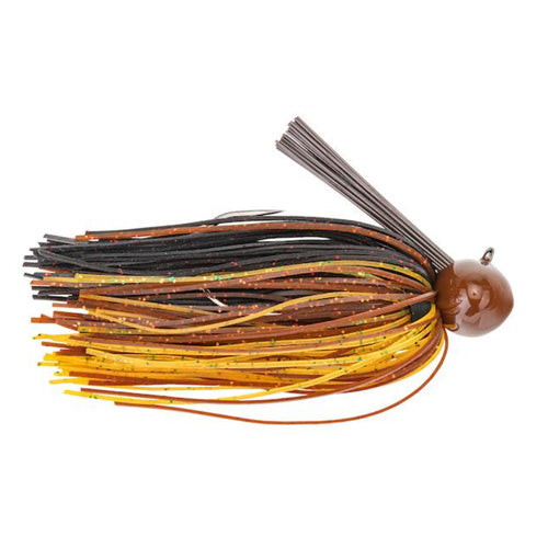 Strike King Tour Grade Football Jig 1/2 oz / Black Brown Amber Strike King Tour Grade Football Jig 1/2 oz / Black Brown Amber