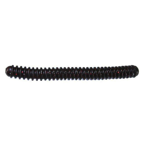 Zoom Double Ringer Worm Black Red Glitter / 4" Zoom Double Ringer Worm Black Red Glitter / 4"