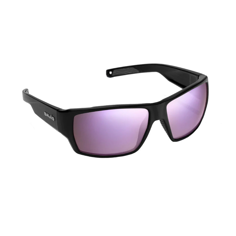Bajío Vega Polycarbonate Lens Sunglasses Black Matte / Rose Mirror Polycarbonate