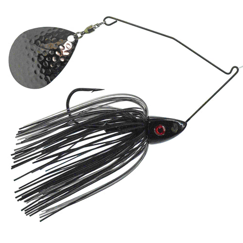 Bassman Spinnerbaits TW Nightmare Single Colorado Spinnerbait Black Widow / 3/4 oz Bassman Spinnerbaits TW Nightmare Single Colorado Spinnerbait Black Widow / 3/4 oz