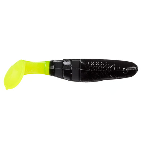 Charlie Brewer's Slider Double-Action Minnow Black/Chartreuse Tail / 2 1/8" Charlie Brewer's Slider Double-Action Minnow Black/Chartreuse Tail / 2 1/8"
