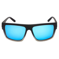 Wavy Label The Papi Sunglasses Black/Silver / Amber Polycarbonate - Blue Lens