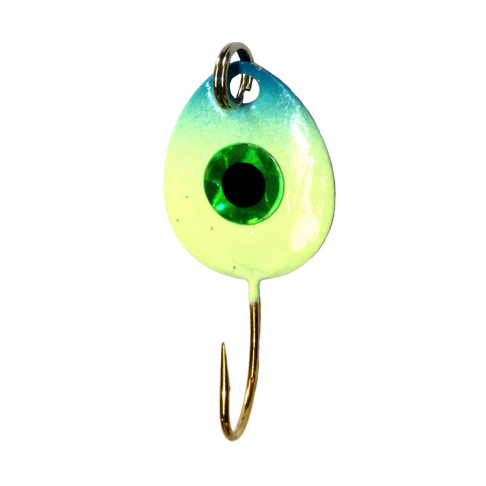 JB Lures Gem-N-Eye Fluttering Jig 1/8 oz / Blue Glow