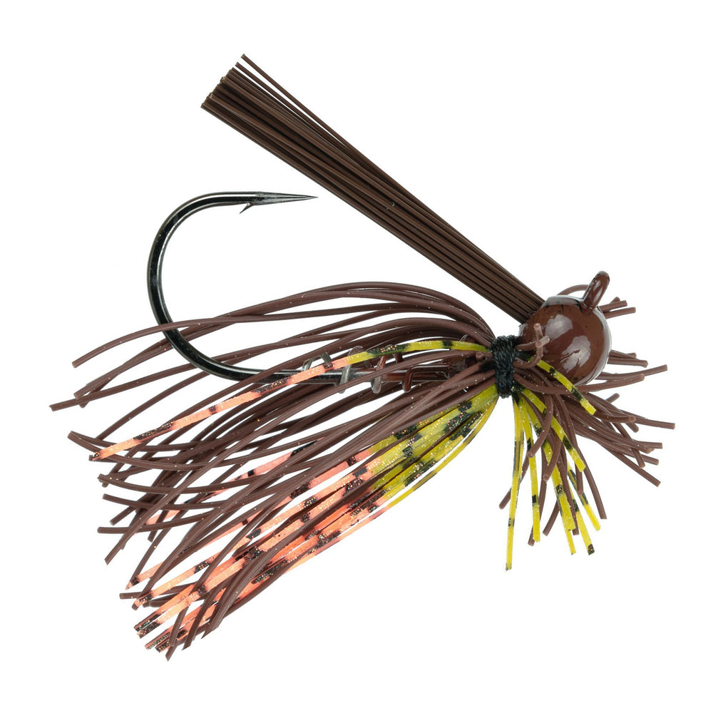 6th Sense Divine Ball Head Finesse Jig - EOL 7/16 oz / Brown N Orange Craw