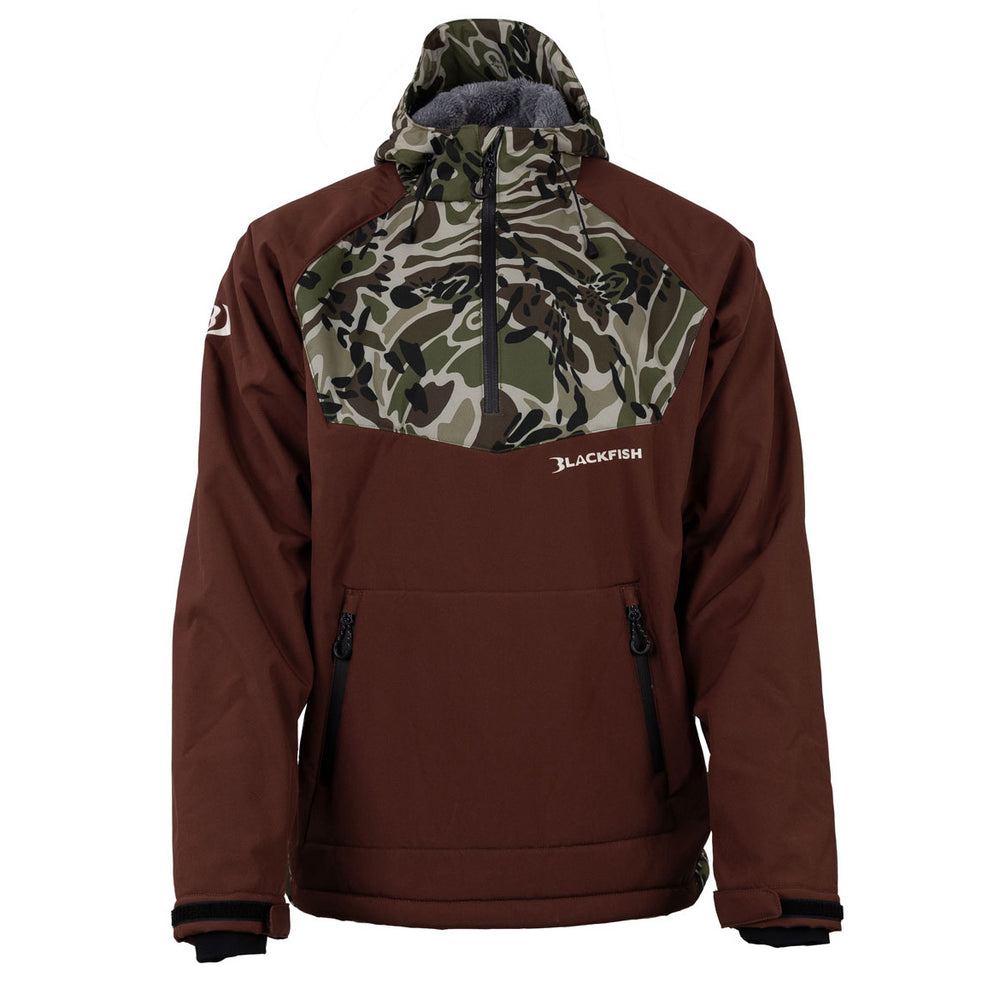 Blackfish Gale Soft-Shell Pullover Small / Brown/Prym1 OS Woods