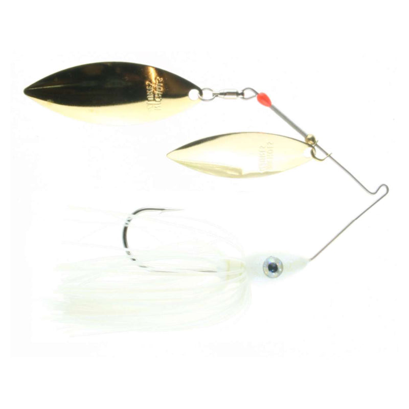 Nichols Lures Pulsator Gold Rush Double Willow Spinnerbait Blue Shad / 1/2 oz