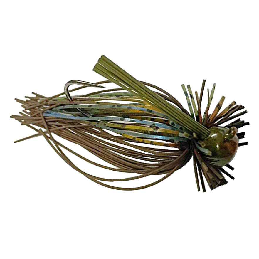 Greenfish Tackle Itty-Bitty Living Rubber Finesse Jig 3/8 oz / Carters Craw