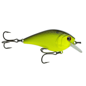 Crush 50X Squarebill Crankbait Chartreuse Black Back / 2 1/4"