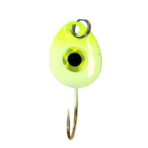 JB Lures Gem-N-Eye Fluttering Jig 1/16 oz / Chartreuse Glow JB Lures Gem-N-Eye Fluttering Jig 1/16 oz / Chartreuse Glow