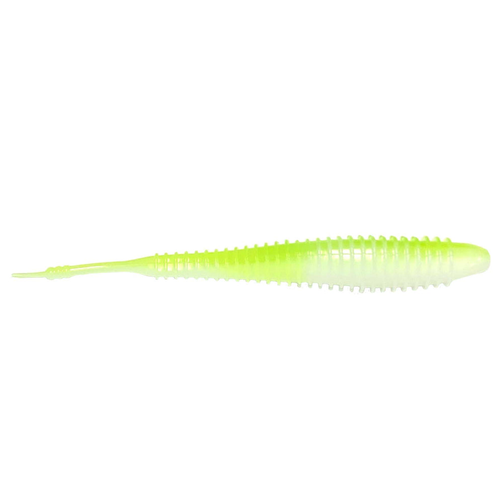 Hog Farmer Bait Company Spunk Shad Pintail 4 1/2" / Chartreuse Pearl