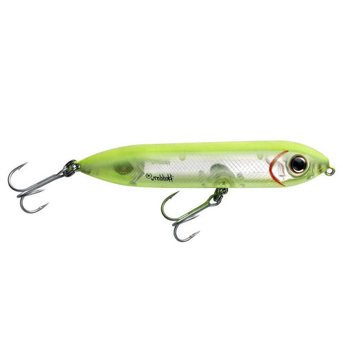 Heddon Super Spook Jr Chartreuse Silver Insert