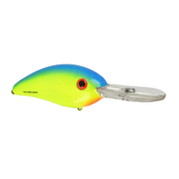 Bomber Fat Free Shad Crankbait Chart/Blue Sparkle / 3"