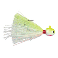 VMC Hot Skirt Jig 1/32 oz / Chartreuse White