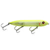 Heddon Super Spook Chartreuse Silver Insert / 5"