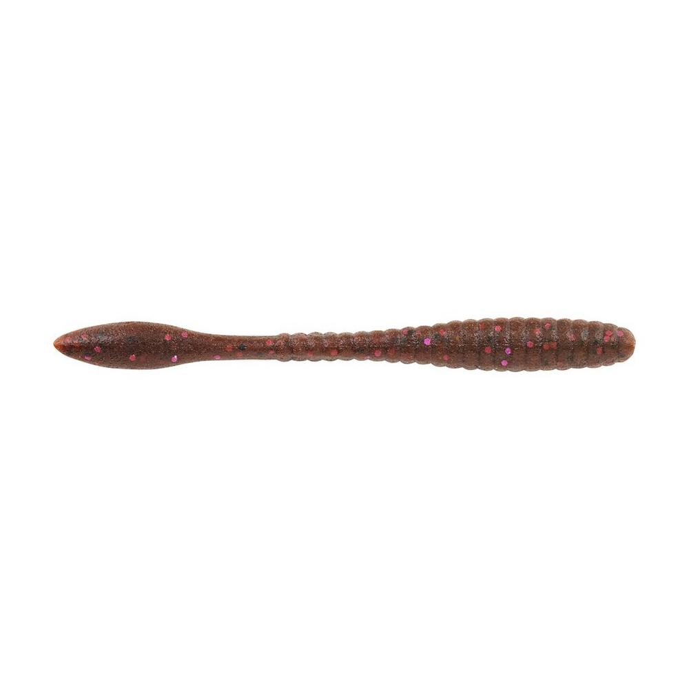 Berkley Flat Worm - PowerBait MaxScent 4 1/4" / Cinnamon Purple