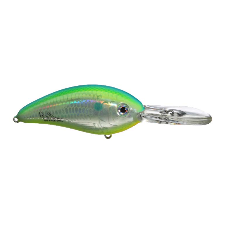 Bomber Fat Free Shad Crankbait Electric Shad