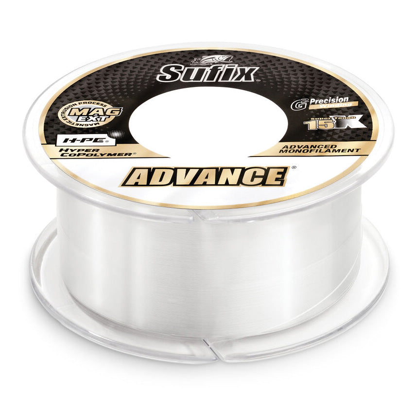 Sufix Advance Hyper CoPolymer Advanced Monofilament 17lb / Clear