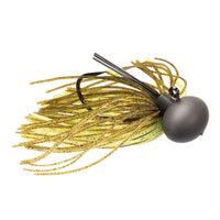 Keitech Model II Tungsten Football Jig 3/8 oz / Green Pumpkin Chartreuse