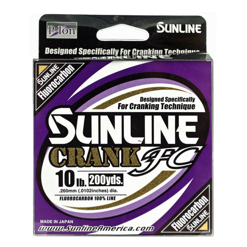 Sunline Crank FC Fluorocarbon Line 10lb / 200 Yards Sunline Crank FC Fluorocarbon Line 10lb / 200 Yards