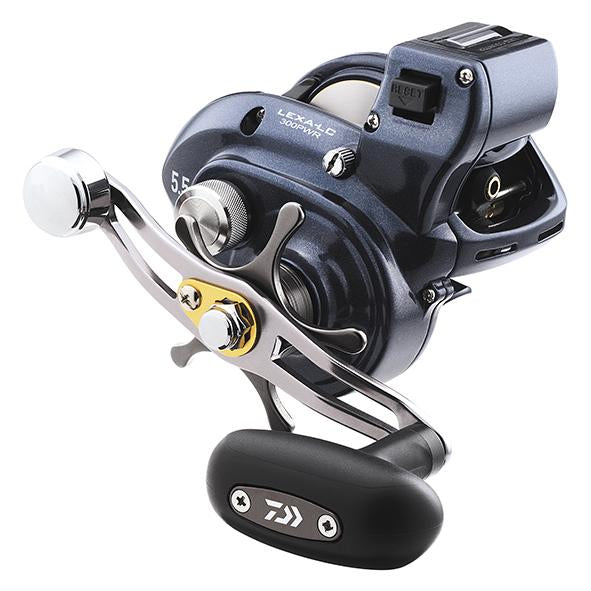 Daiwa Lexa Line Counter Casting Reel Left / 5.5:1 / 300