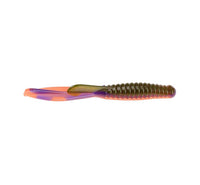 Strike King KVD Perfect Plastics Half Shell Dropshot Worm Desert Craw / 3 1/2"