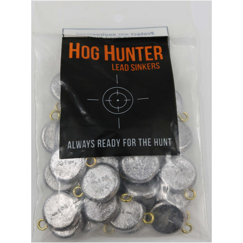 Erie Dearie Hog Hunter Disc Sinker - Bulk 1/2 oz Erie Dearie Hog Hunter Disc Sinker - Bulk 1/2 oz