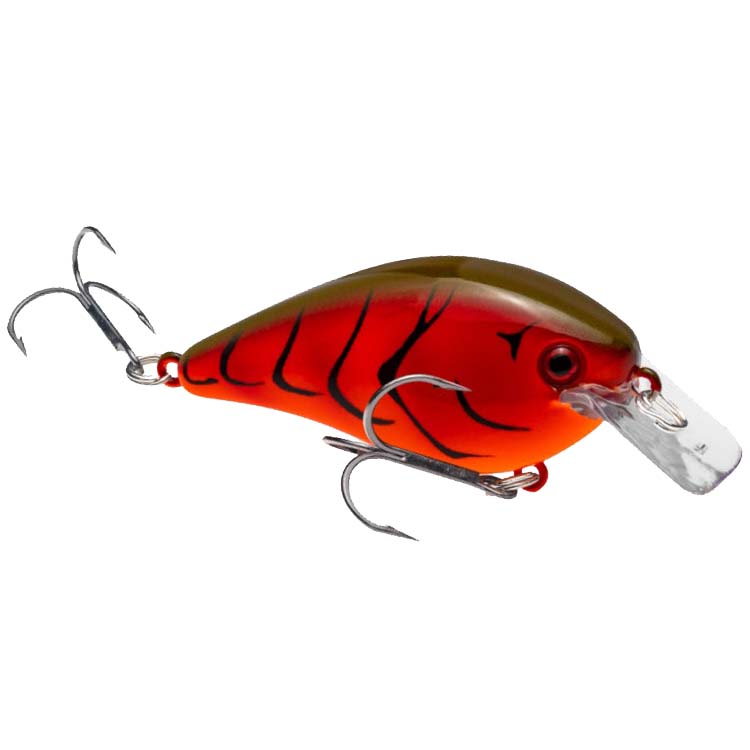 Strike King KVD 1.5 Squarebill Crankbait Fire Craw / 2 1/4"