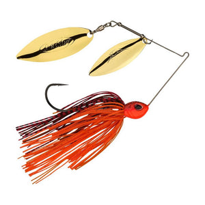 Power Blade Standard Double Willow Spinnerbait 1/2 oz / Fire Craw