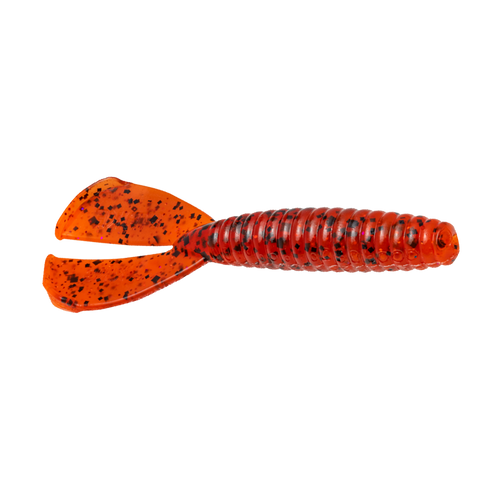 Strike King Rage Menace Grub Fire Craw / 4" Strike King Rage Menace Grub Fire Craw / 4"