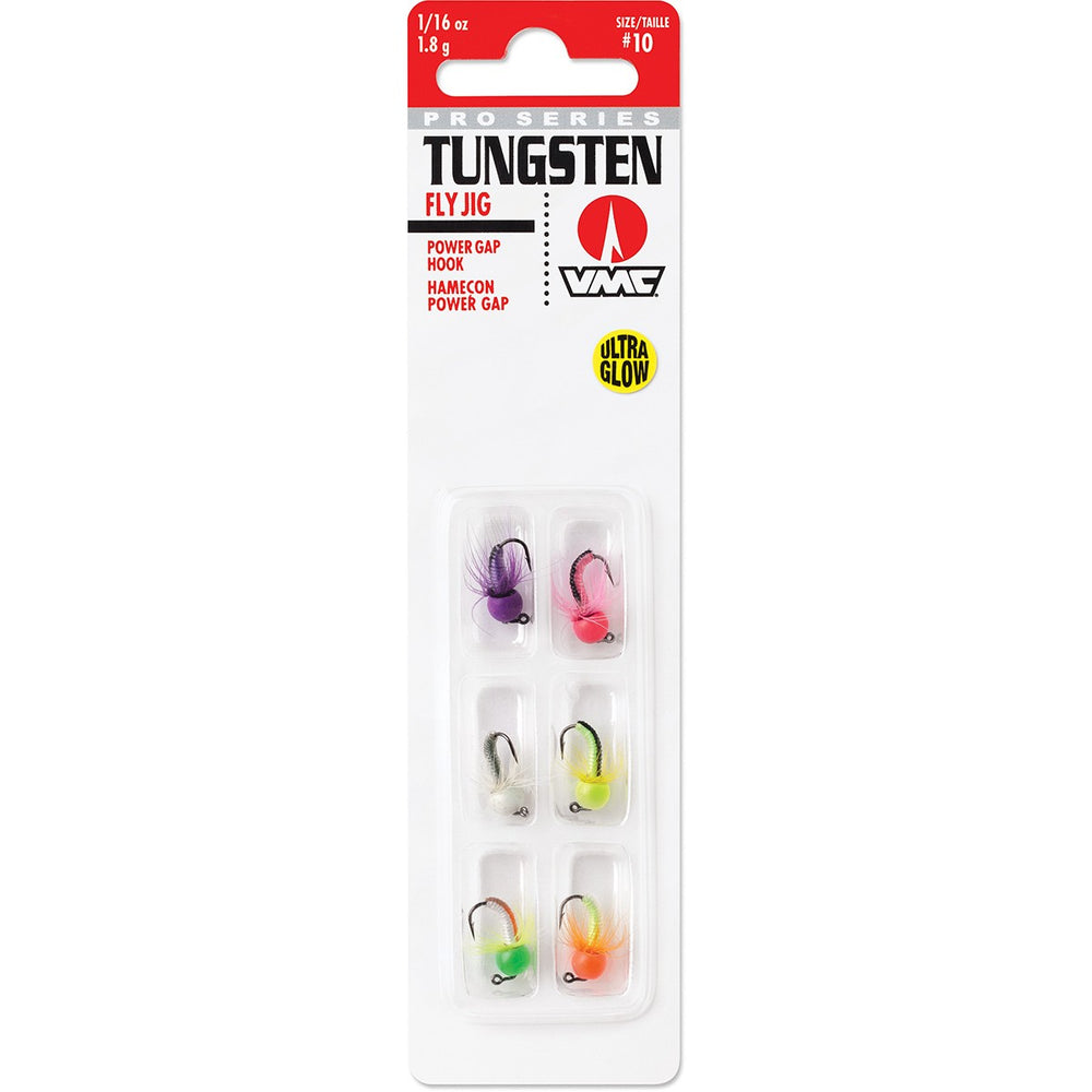 VMC Tungsten Fly Jig Kit - EOL Assorted Glow