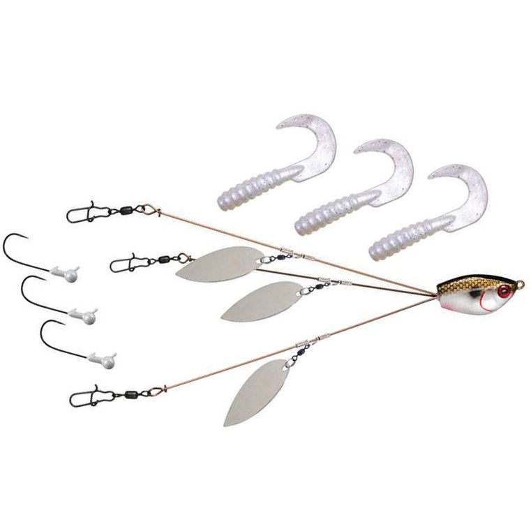 YUM Flash Mob Junior Scottsboro Swimbait Kit 3-1/2 Sight Minnow • Price »