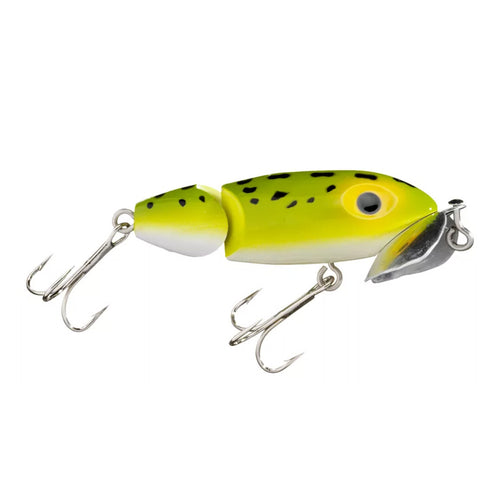 Arbogast Jointed Jitterbug, Frog White Belly / 5/8oz